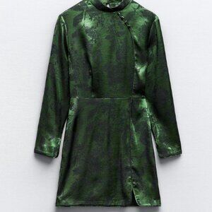NWT ZARA JACQUARD DRESS